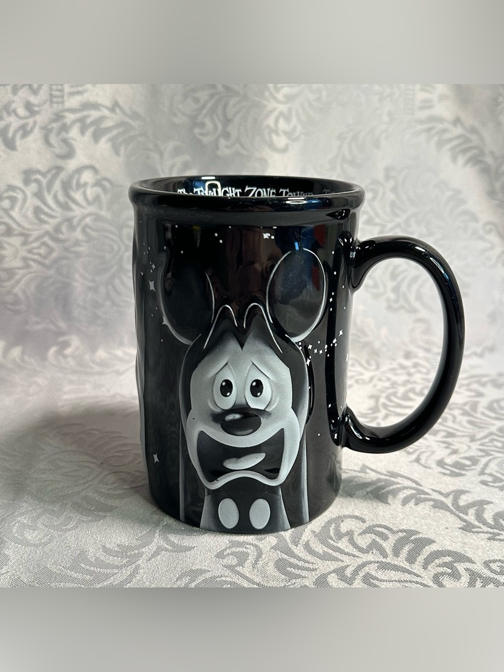 Disney Twilight Zone Tower of Terror 3D Mug Cup Mickey Donald Goofy Spooky